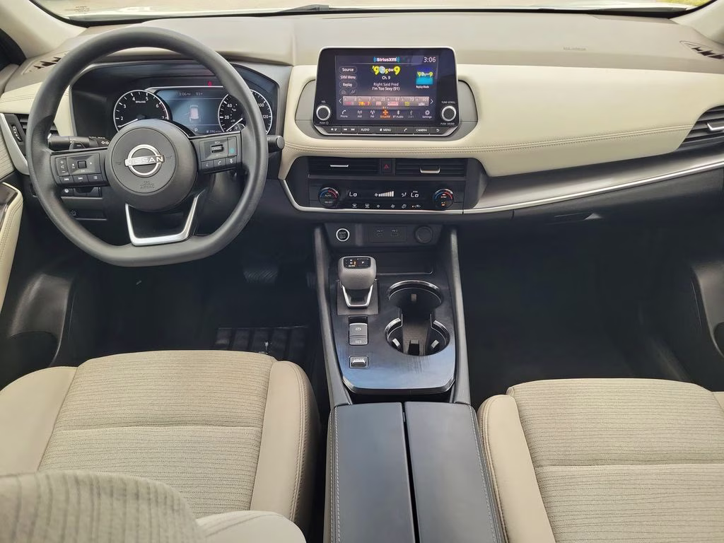 2023 Pearl White Tricoat Nissan Rogue SV FWD SUV