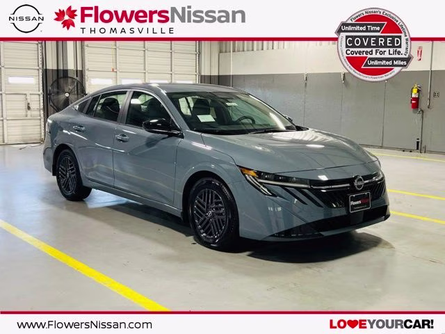 2026 Atlantic Gray Metallic Nissan Sentra SV FWD Sedan