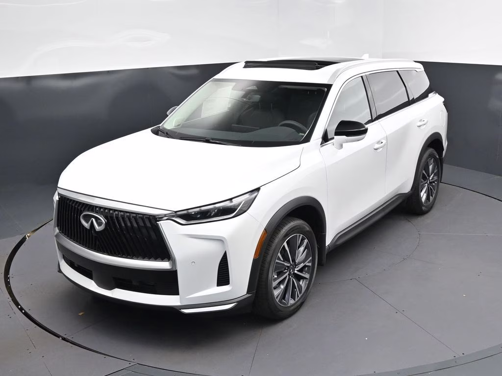 2027 White INFINITI QX60 LUXE FWD