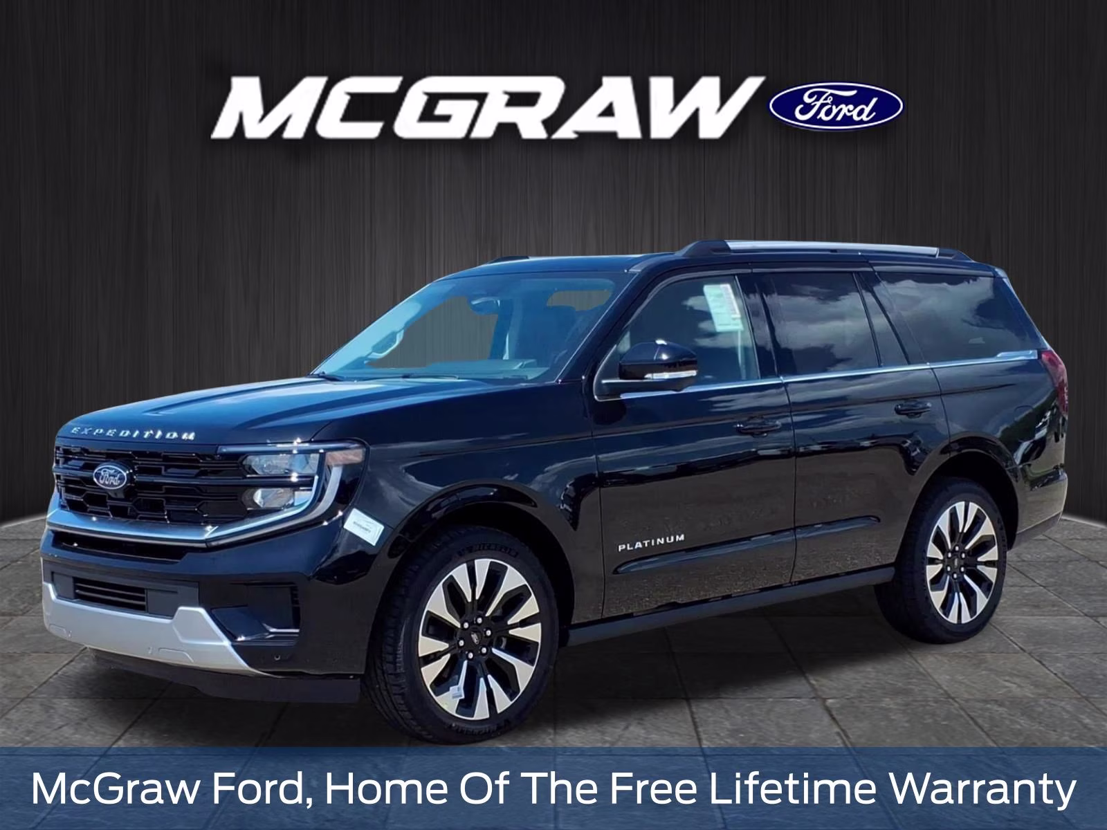 2026 Black Metallic Ford Expedition Platinum 4X4 SUV