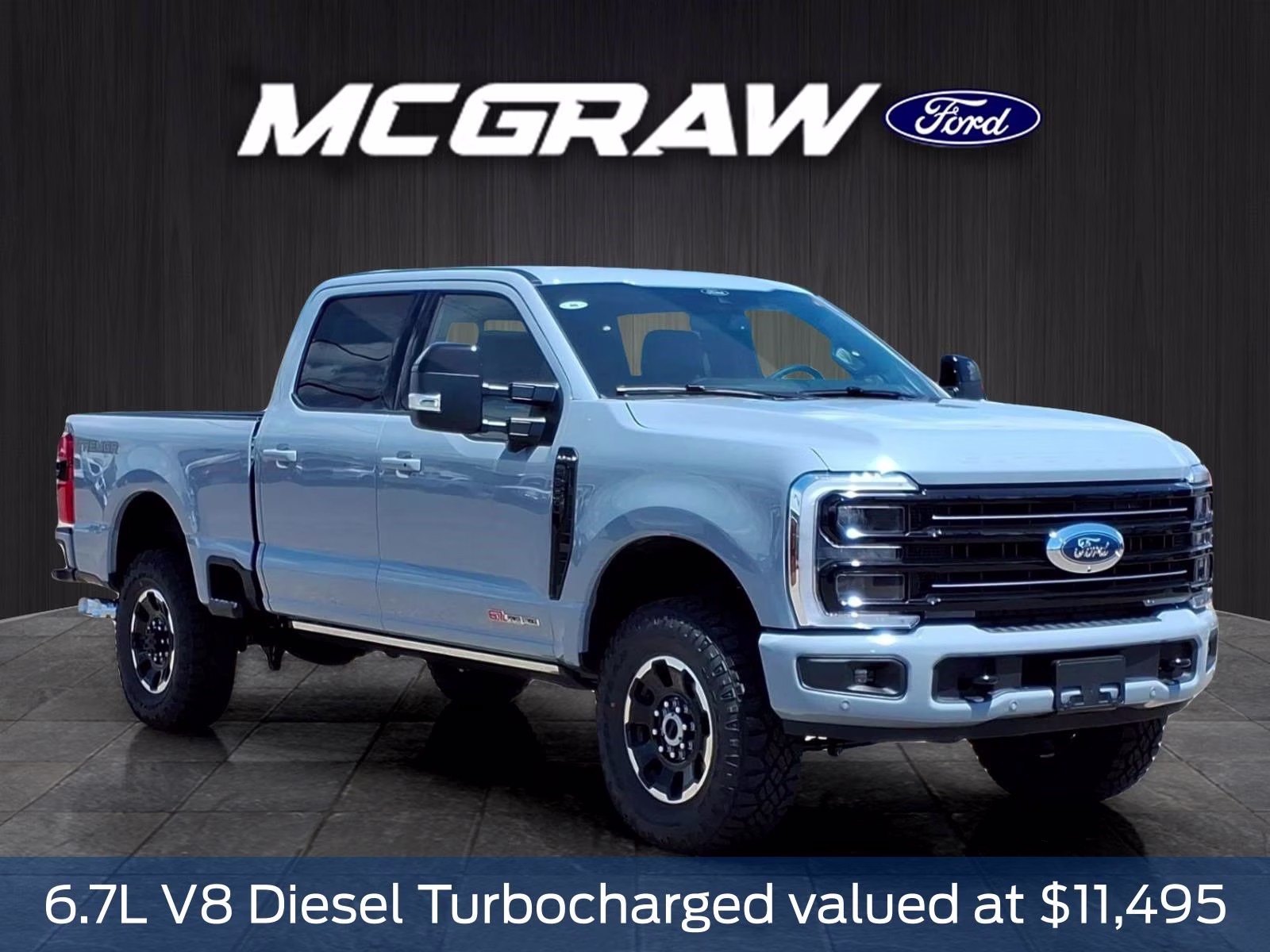 2026 Gray Metallic Ford Super Duty F-250 SRW Platinum 4X4 Truck