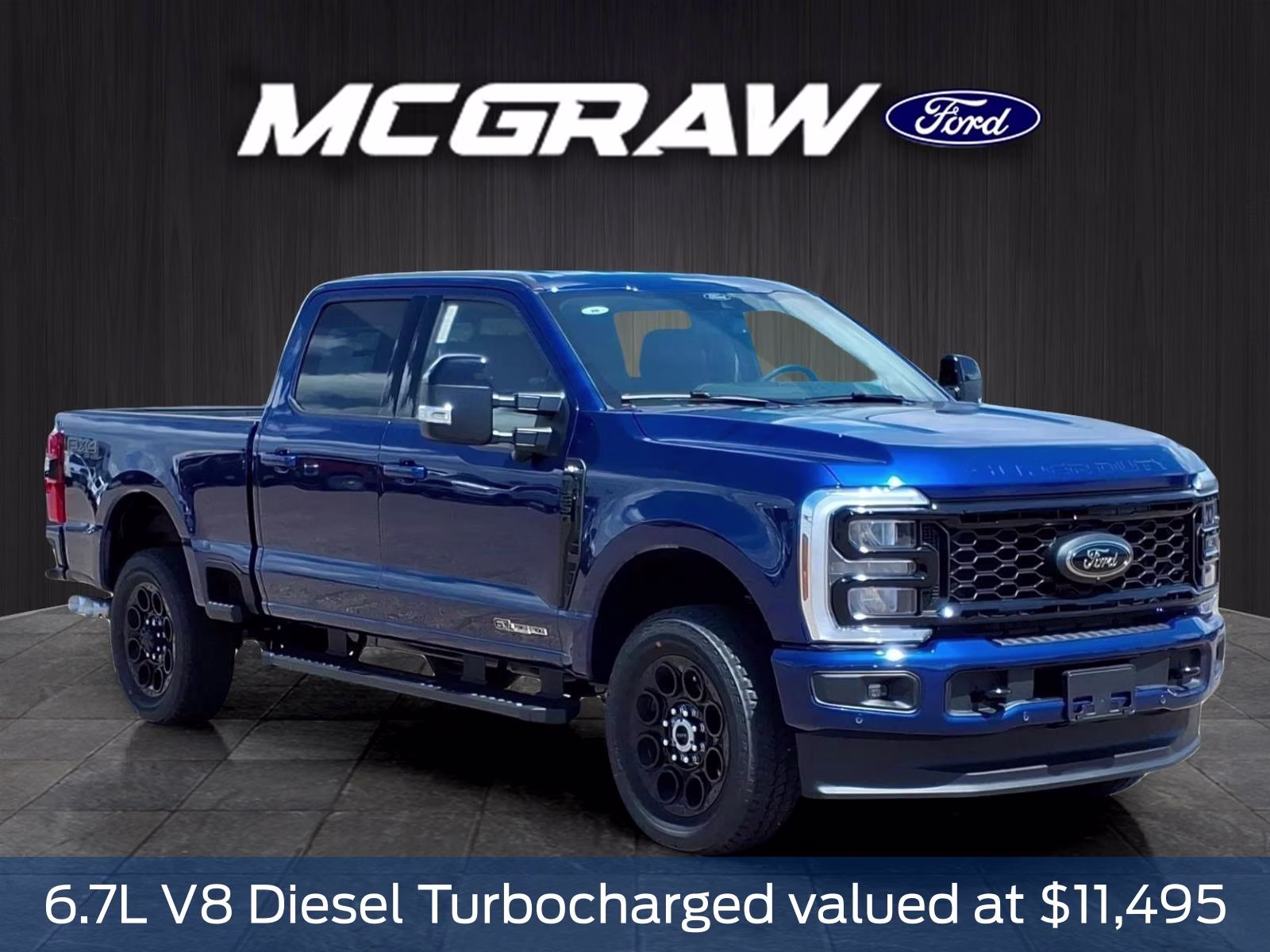 2026 Blue Metallic Ford Super Duty F-250 SRW Lariat 4X4 Truck
