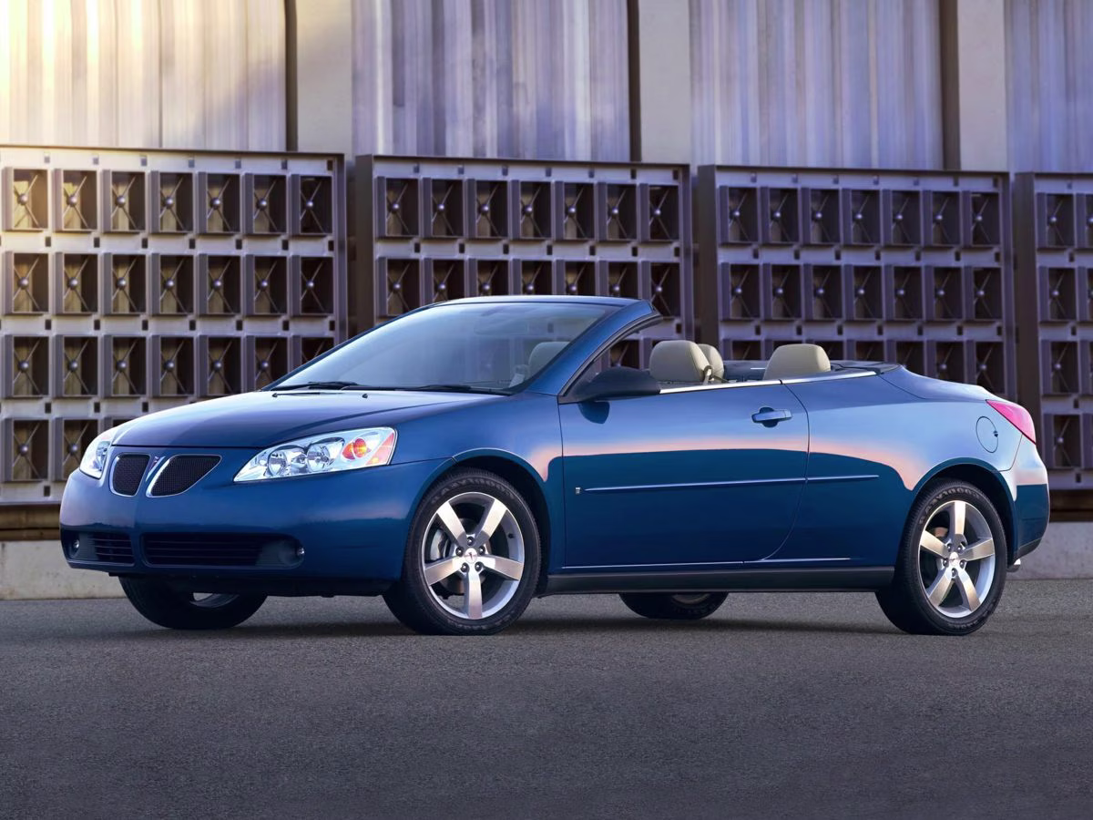 2007 Blue-Gold Crystal Metallic Pontiac G6 GT FWD Convertible