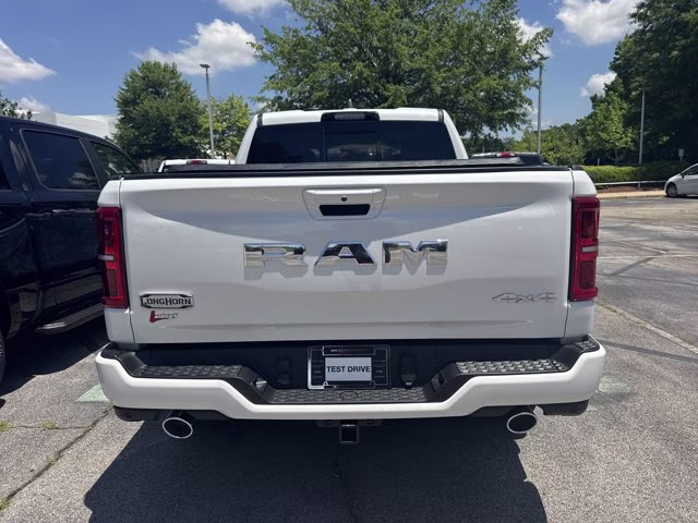 2026 Ivory White Tri-Coat Pearlcoat Ram 1500 Longhorn 4X4 Truck