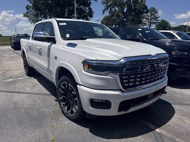 2026 Ivory White Tri-Coat Pearlcoat Ram 1500 Longhorn 4X4 Truck