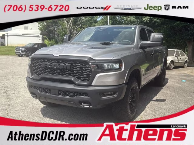 2025 Billet Silver Metallic Clearcoat Ram 1500 Rebel 4X4 Truck