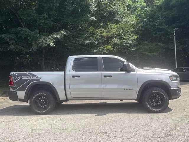 2025 Billet Silver Metallic Clearcoat Ram 1500 Rebel 4X4 Truck