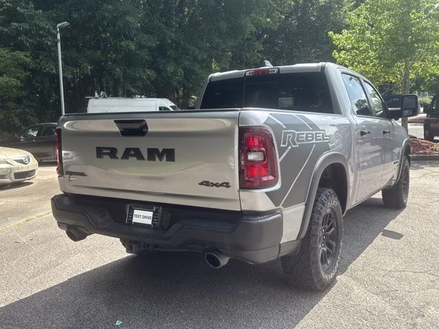 2025 Billet Silver Metallic Clearcoat Ram 1500 Rebel 4X4 Truck