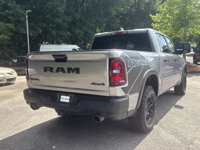 2025 Billet Silver Metallic Clearcoat Ram 1500 Rebel 4X4 Truck