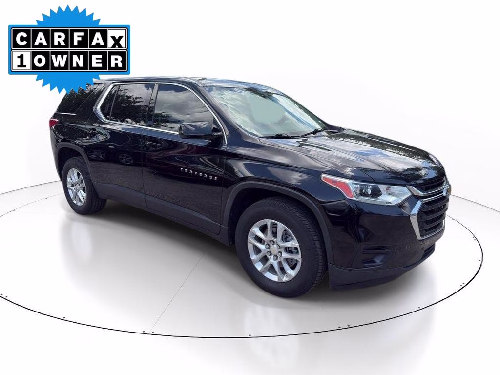 2020 Mosaic Black Metallic Chevrolet Traverse LS FWD SUV