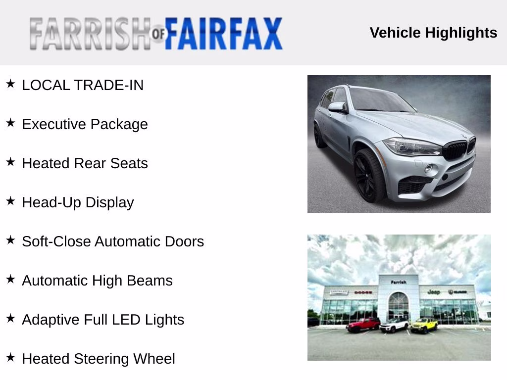 2016 Silverstone Metallic BMW X5 M Base AWD SUV