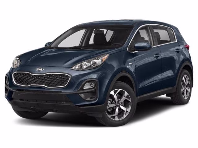 2021 Pacific Blue Kia Sportage LX AWD SUV