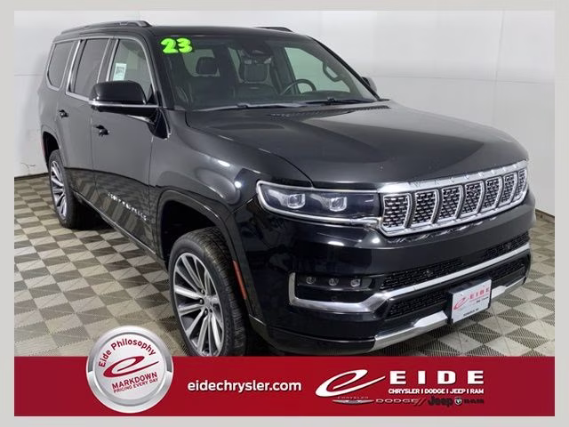 2023 Diamond Black Crystal Pearlcoat Jeep Grand Wagoneer Series II 4X4 SUV
