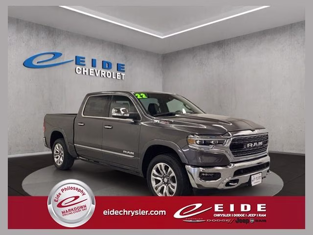 2022 Crystal Metallic Ram 1500 Limited 4X4 Truck