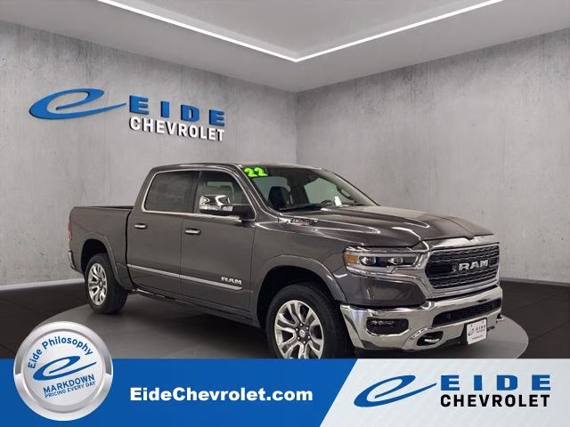2022 Granite Crystal Metallic Clearcoat Ram 1500 Limited 4X4 Truck