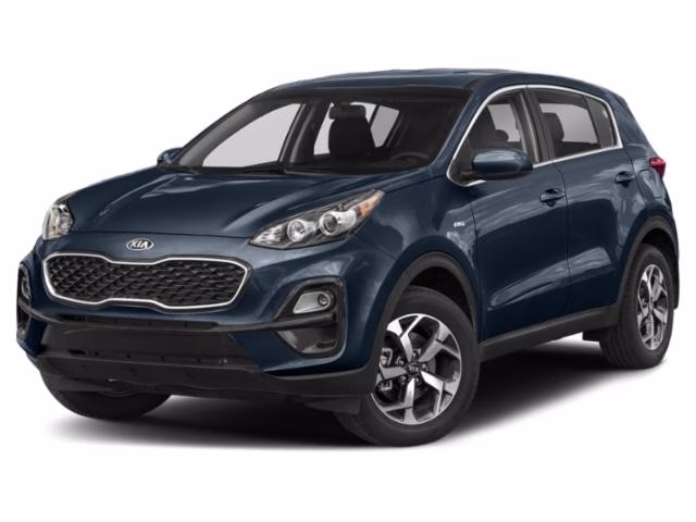 2021 Pacific Blue Kia Sportage LX AWD SUV