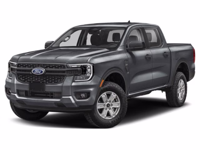 2025 Carbonized Gray Metallic Ford Ranger XL Crew Cab Pickup 4X4 Truck