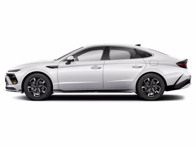 2025 Serenity White Hyundai Sonata SEL FWD Sedan