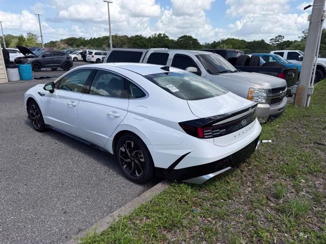 2025 Serenity White Hyundai Sonata SEL FWD Sedan