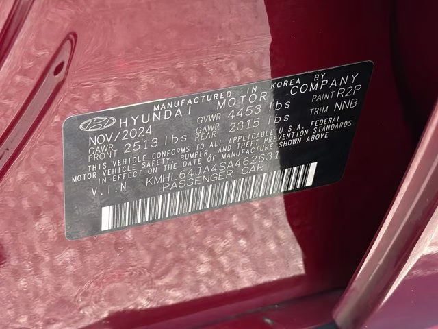 2025 Ultimate red Hyundai Sonata SEL FWD Sedan