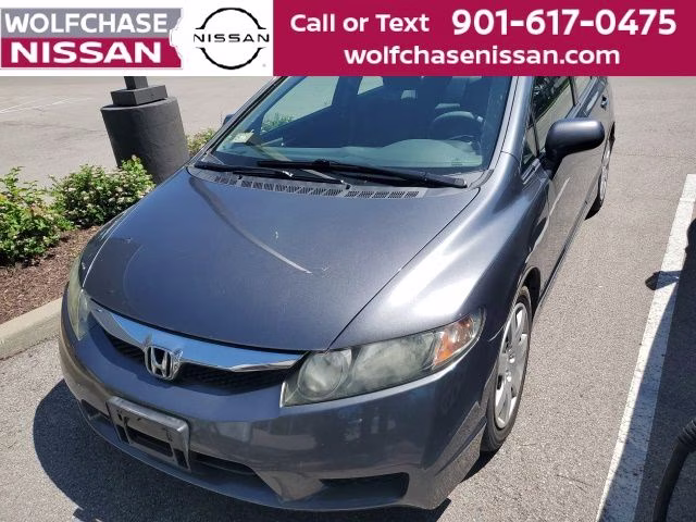 2010 Polished Metal Metallic Honda Civic LX FWD Sedan