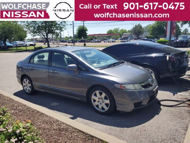 2010 Polished Metal Metallic Honda Civic LX FWD Sedan
