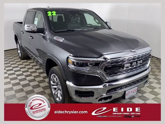 2022 Granite Crystal Metallic Clearcoat Ram 1500 Limited 4X4 Truck