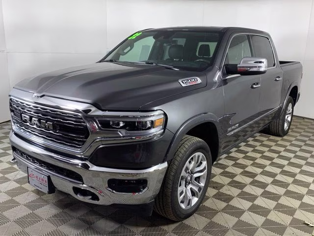 2022 Granite Crystal Metallic Clearcoat Ram 1500 Limited 4X4 Truck
