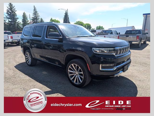 2023 Diamond Black Crystal Pearlcoat Jeep Grand Wagoneer Series II 4X4 SUV