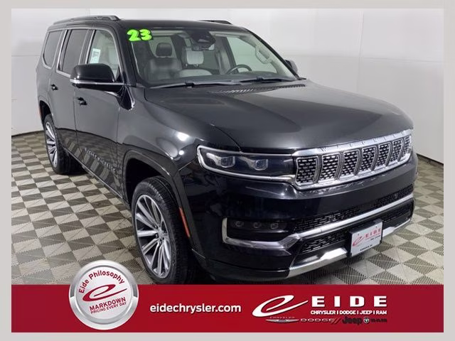 2023 Diamond Black Crystal Pearlcoat Jeep Grand Wagoneer Series II 4X4 SUV