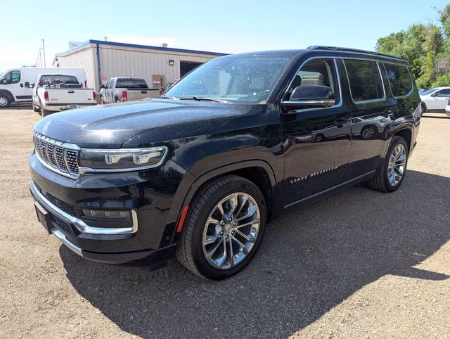2023 Diamond Black Crystal Pearlcoat Jeep Grand Wagoneer Series II 4X4 SUV