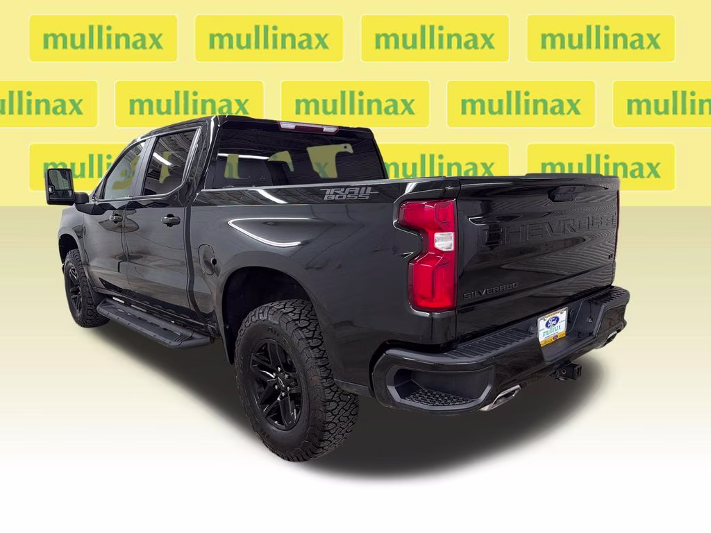 2021 Black Chevrolet Silverado 1500 LT Trail Boss 4X4 Truck