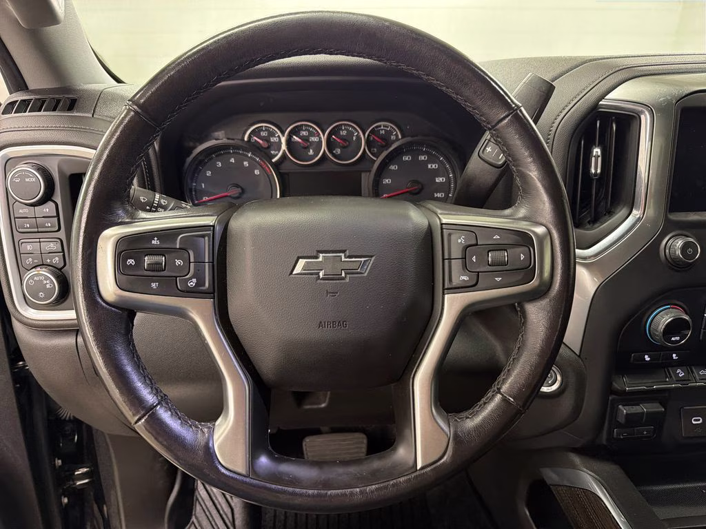 2021 Black Chevrolet Silverado 1500 LT Trail Boss 4X4 Truck