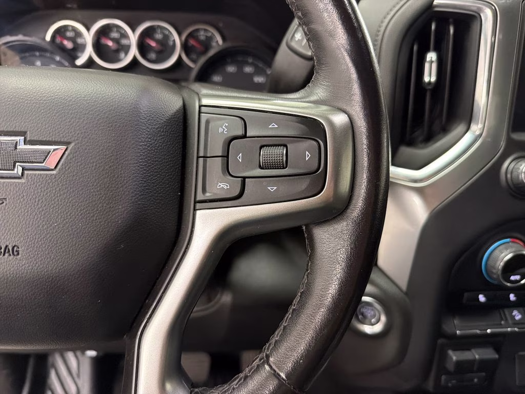 2021 Black Chevrolet Silverado 1500 LT Trail Boss 4X4 Truck