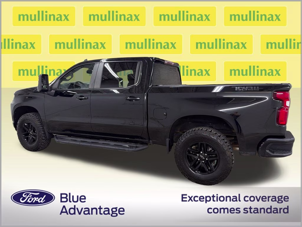 2021 Black Chevrolet Silverado 1500 LT Trail Boss 4X4 Truck