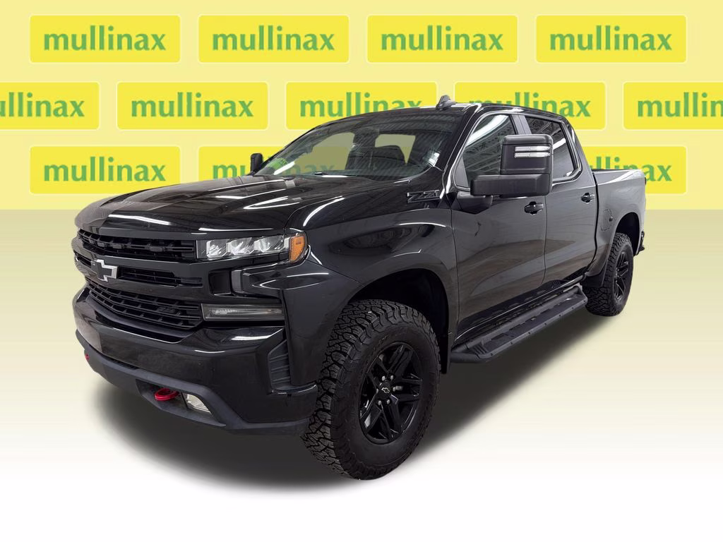 2021 Black Chevrolet Silverado 1500 LT Trail Boss 4X4 Truck