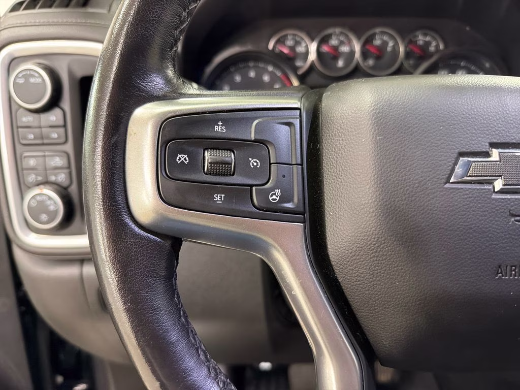 2021 Black Chevrolet Silverado 1500 LT Trail Boss 4X4 Truck