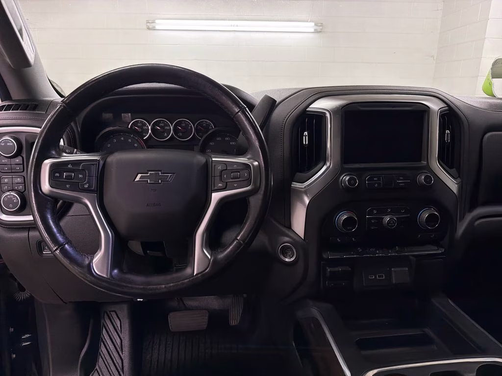 2021 Black Chevrolet Silverado 1500 LT Trail Boss 4X4 Truck