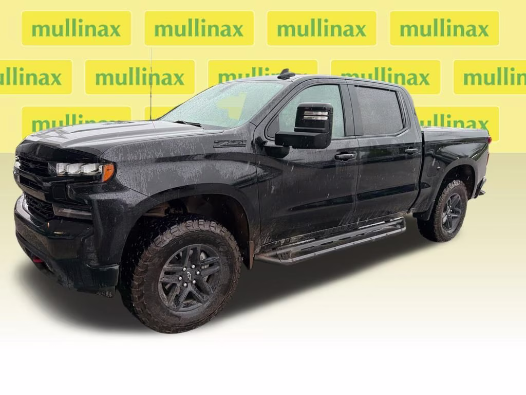 2021 Black Chevrolet Silverado 1500 LT Trail Boss 4X4 Truck