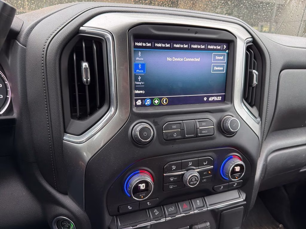 2021 Black Chevrolet Silverado 1500 LT Trail Boss 4X4 Truck