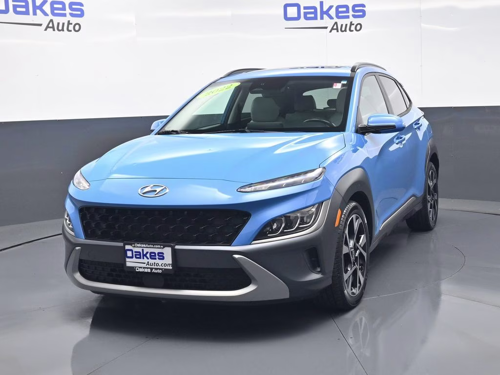 2022 Blue Wave Hyundai Kona Limited AWD SUV