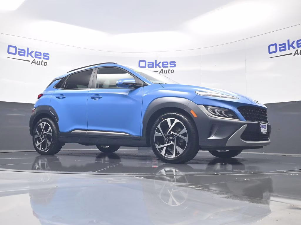 2022 Blue Wave Hyundai Kona Limited AWD SUV