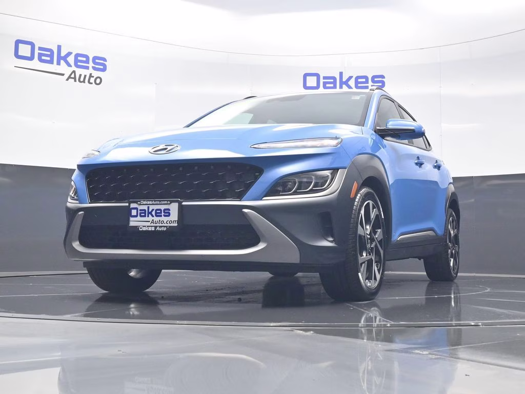 2022 Blue Wave Hyundai Kona Limited AWD SUV