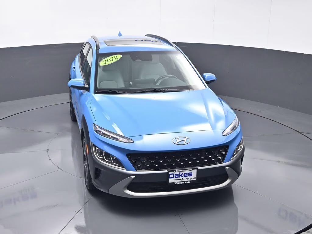 2022 Blue Wave Hyundai Kona Limited AWD SUV