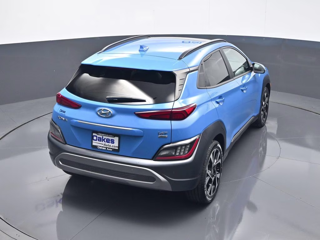 2022 Blue Wave Hyundai Kona Limited AWD SUV