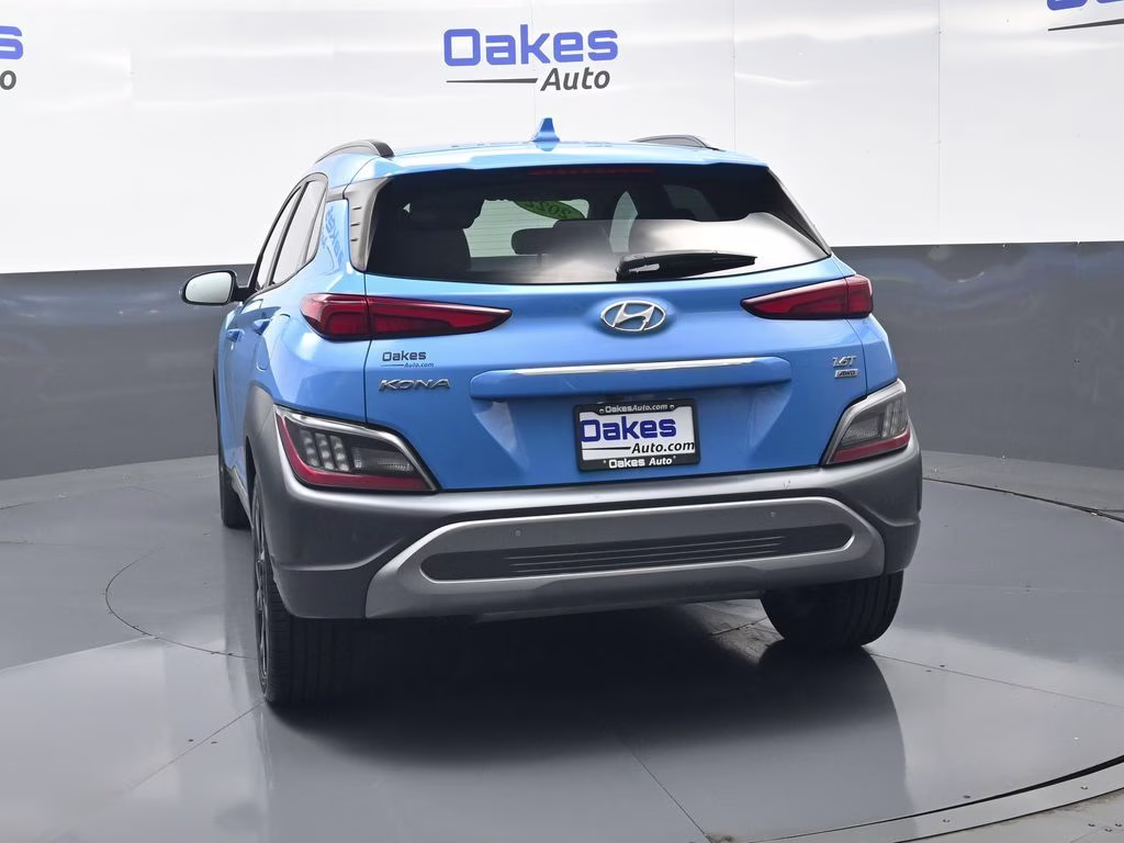 2022 Blue Wave Hyundai Kona Limited AWD SUV