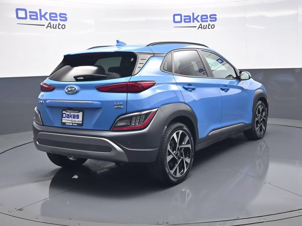 2022 Blue Wave Hyundai Kona Limited AWD SUV