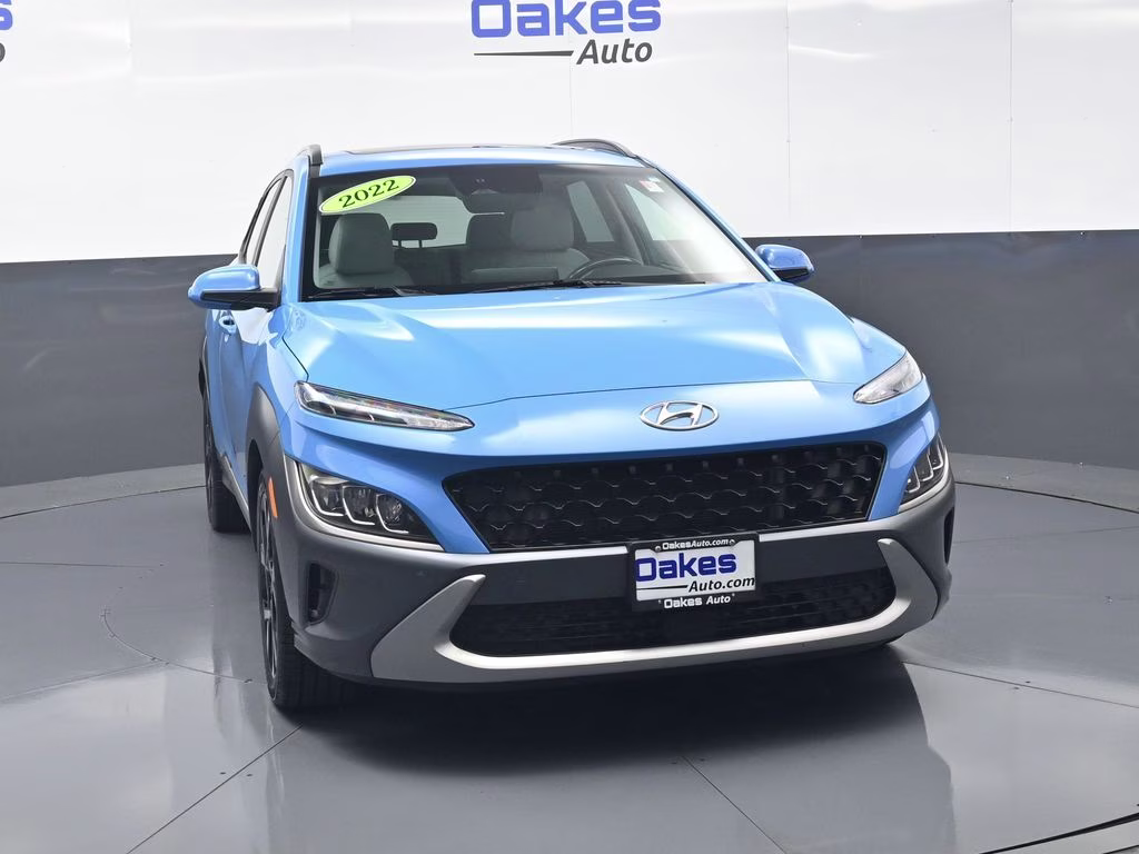 2022 Blue Wave Hyundai Kona Limited AWD SUV