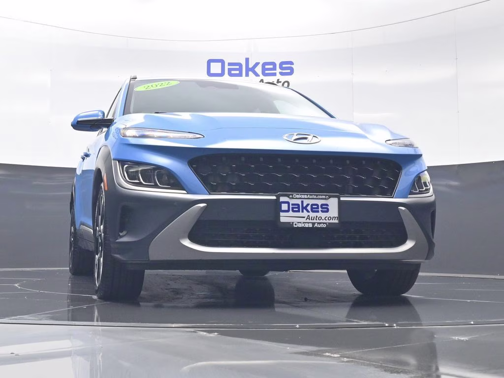 2022 Blue Wave Hyundai Kona Limited AWD SUV