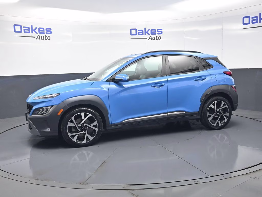 2022 Blue Wave Hyundai Kona Limited AWD SUV